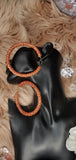 Rhinestone Hoop Earrings